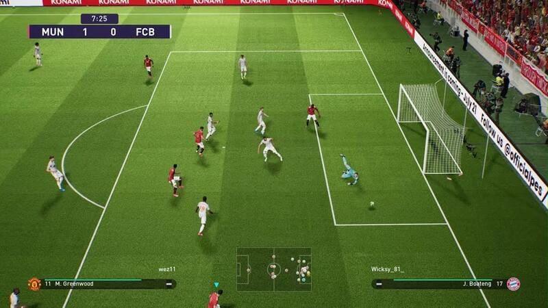 da pes la gi 2 Chất lượng hình ảnh ở PES có phần nhỉnh hơn
