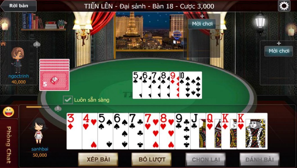 game bai tien len mien nam 3 Thông tin game đánh bài Tiến Lên Miền Nam